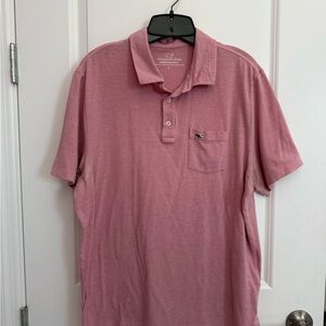 Vineyard Vines Edgartown Pink Polo Shirt